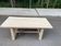 Table de ferme extensible à volets rénovée en bois massif 140-200cm