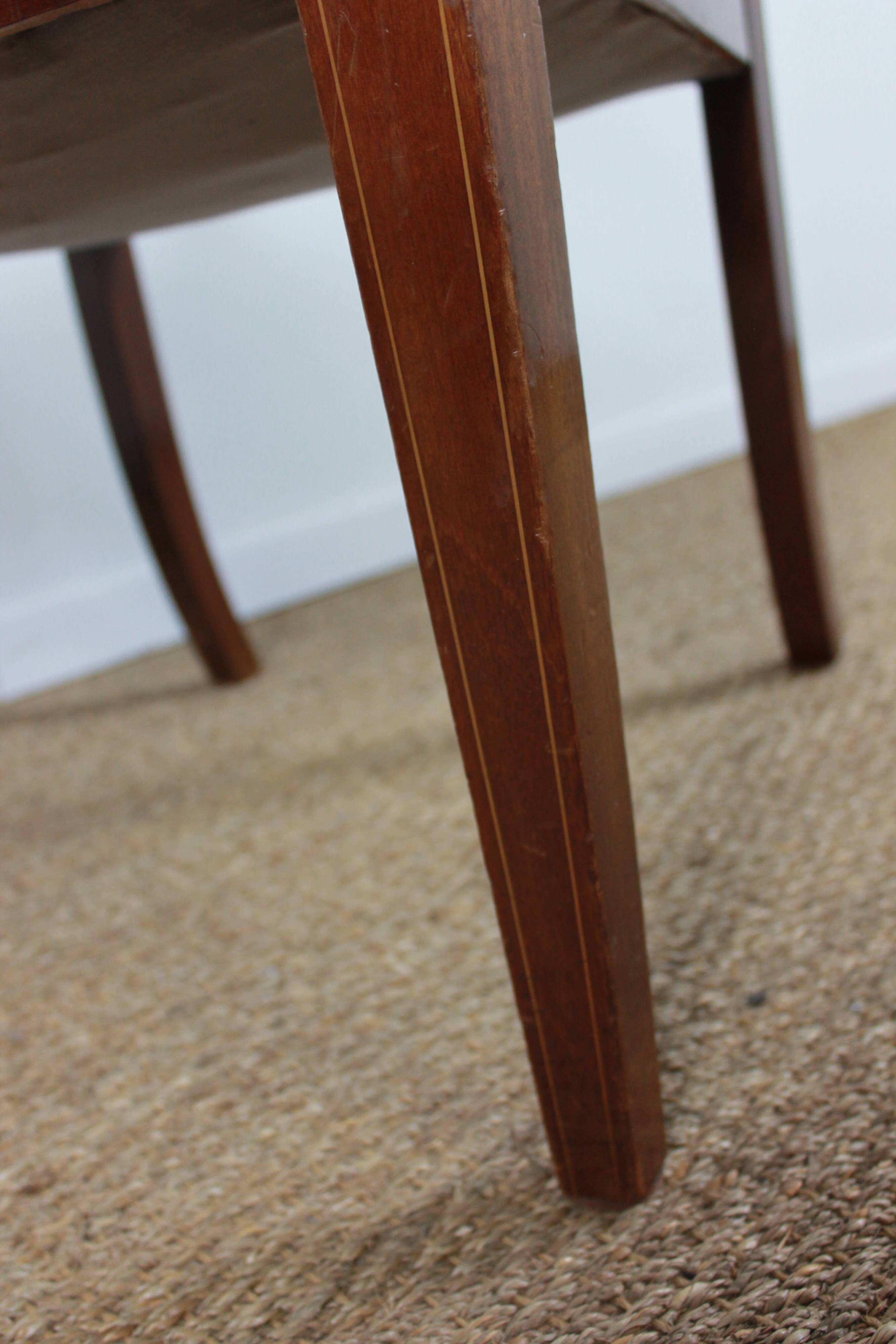 Empire style armchairs