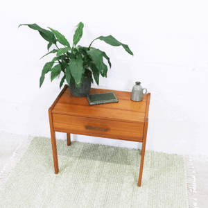 table de chevet en teck, Suède, 1960