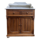 Bathroom furniture - Walnut and marble dressing table