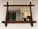 Miroir Bambou Napoléon III Bois Tourné XIXe siècle