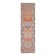 3x11 Terracotta Vintage Runner Rug For Kitchen, 88x344 Cm