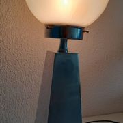 Vintage Murano Globe Chrome Lamp