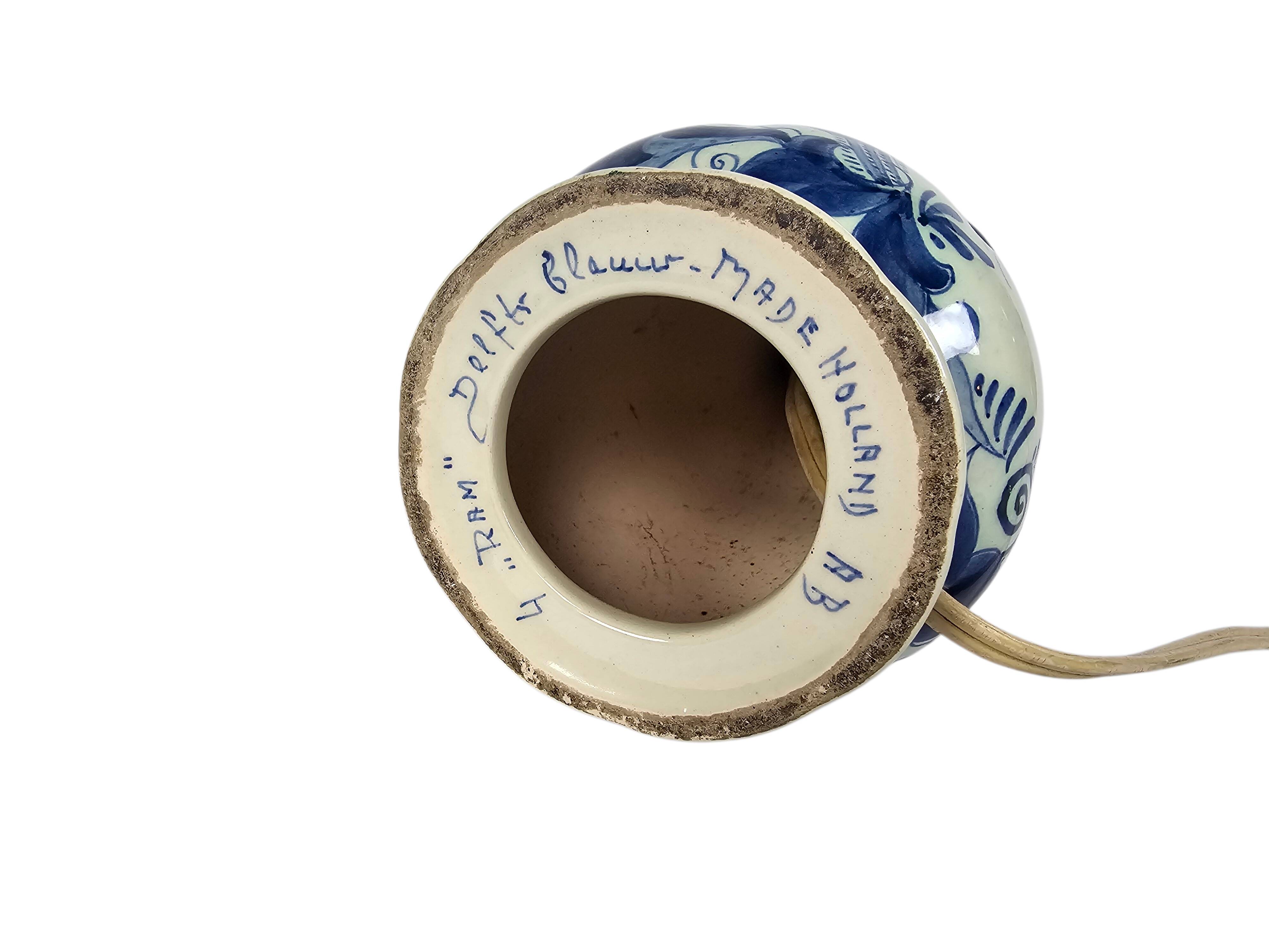 N.V. Plateelbakkerij RAM - Delfts Blue - Made in Holland - Arnhem - 2e hel