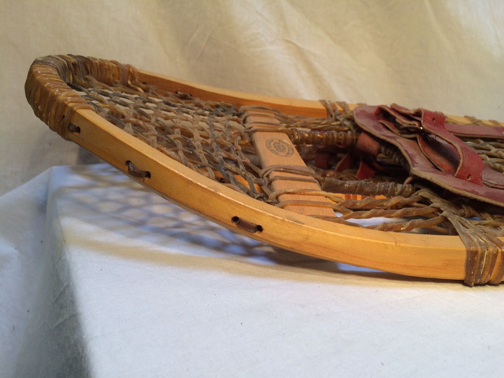 Paire de raquettes à neige anciennes Faber Canada Selency