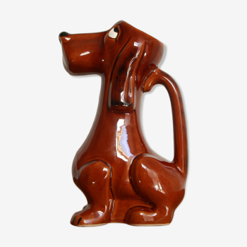 Ceramic dog pitcher