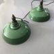 Suspensions industrielles en email kaki