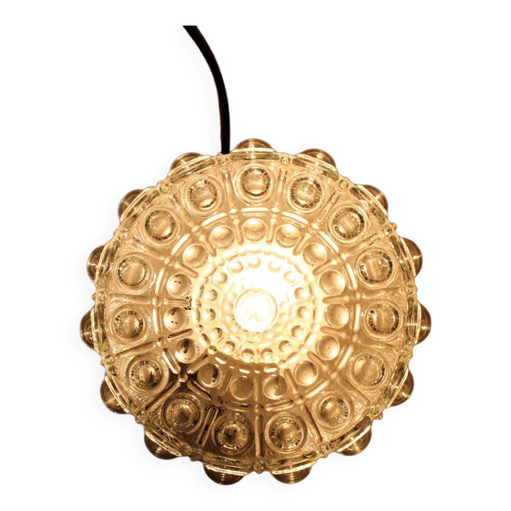 Bubble glass ceiling or wall light 1960