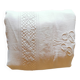 Antique linen cloth monogrammed CP