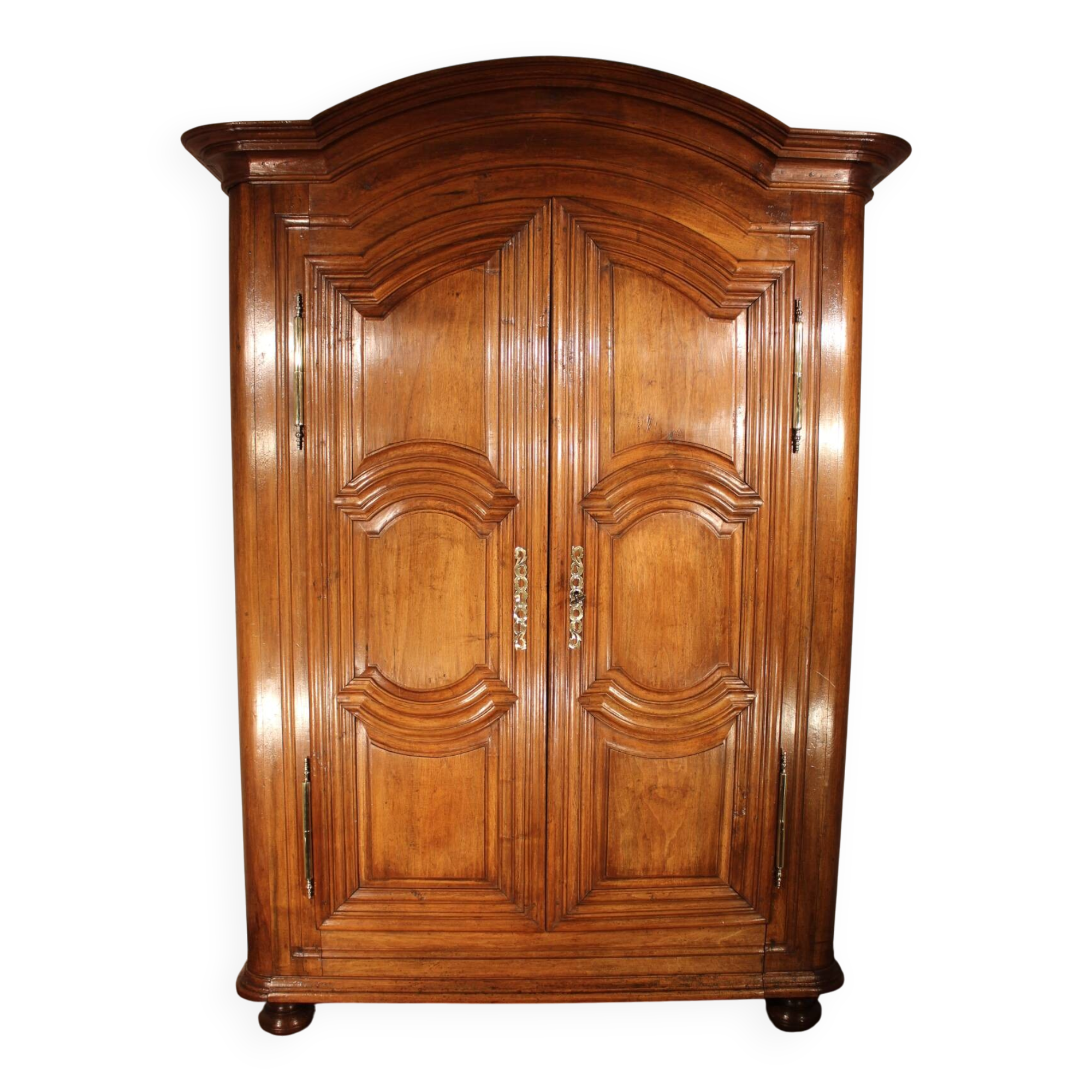 Walnut wardrobe 19th century