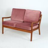 Danish Teak 2-Sitzer Sofa 'Senator' von Ole Wanscher für Cado