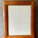 Cuir ancien avec dorure dimensions du cadre 31 cm x 25 cm