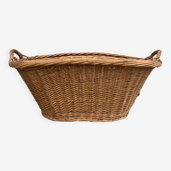 Large old wicker basket