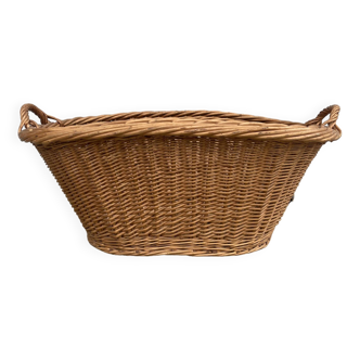 Large old wicker basket