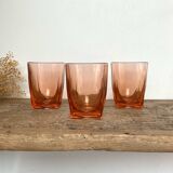 6 vintage “art deco” Rosaline glasses