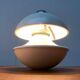 Lampes de table ou applique champignon de l'ère spatiale allemande du milieu du siècle par Klaus Hempel pour Kaiser Leuchten, années 1970, lot de 2