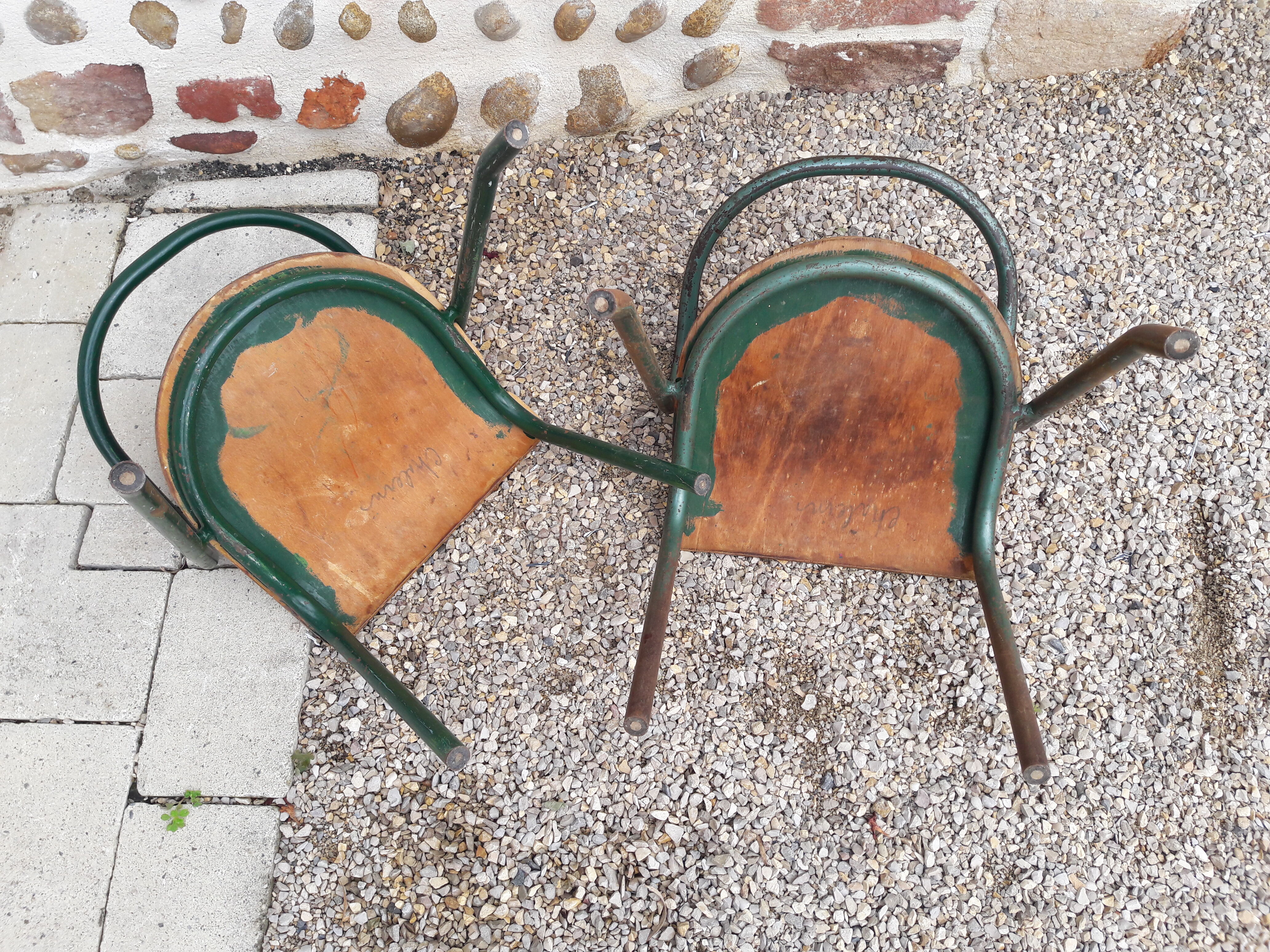 Duo chaises ecolier Mullca