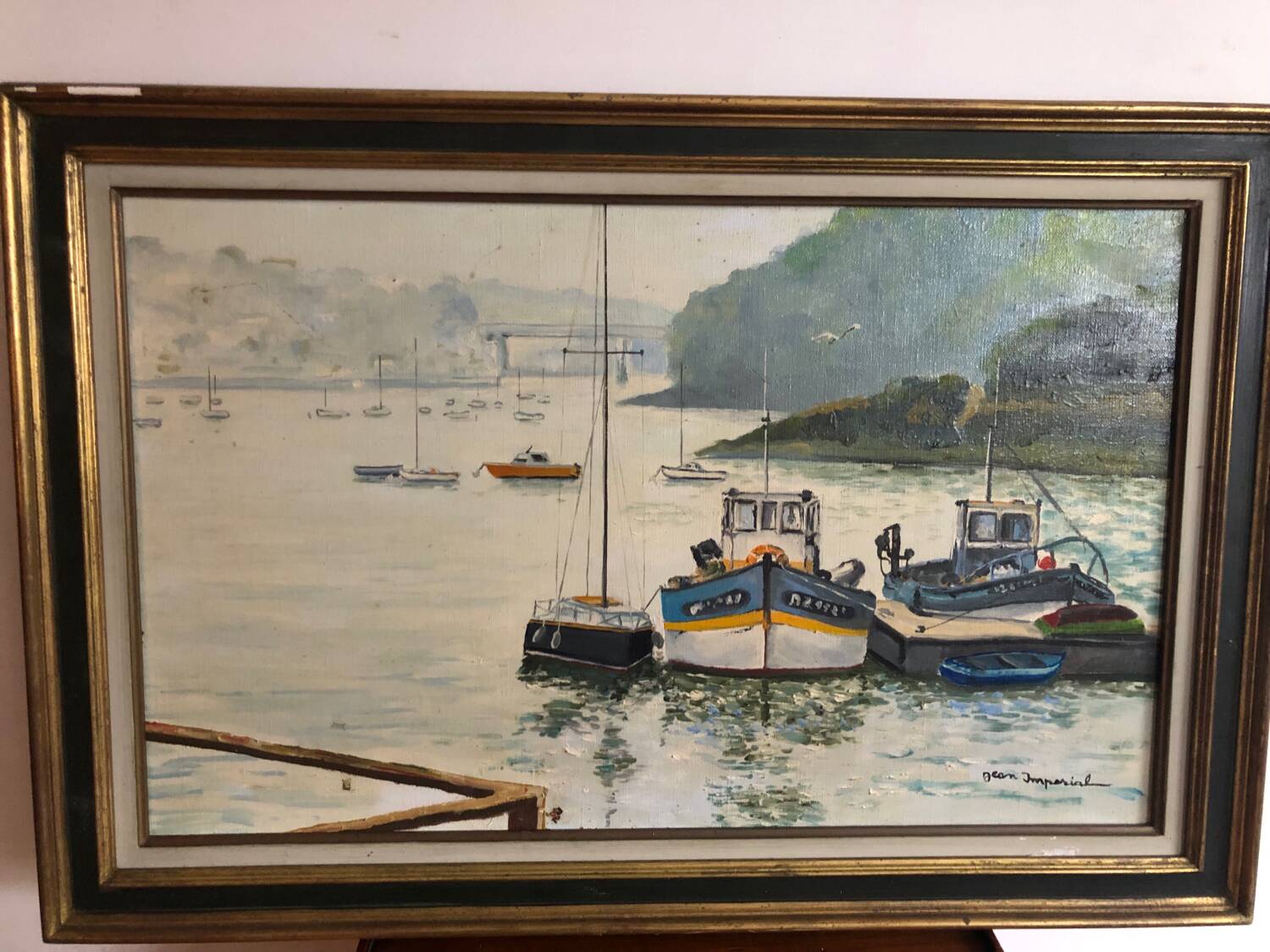 Marine painting oil on canvas