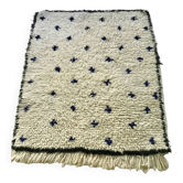 Small Beni Ouarain rug with polka dots