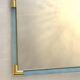Contemporary Italian-Style Light Blue Mirror with Torchon-Torciglione