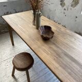 XL farmhouse table in beech and pine 3m