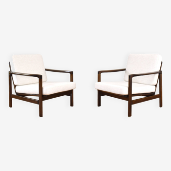 Mid-Century Lounge Chairs by Z. Bączyk, 1960s, Set of 2