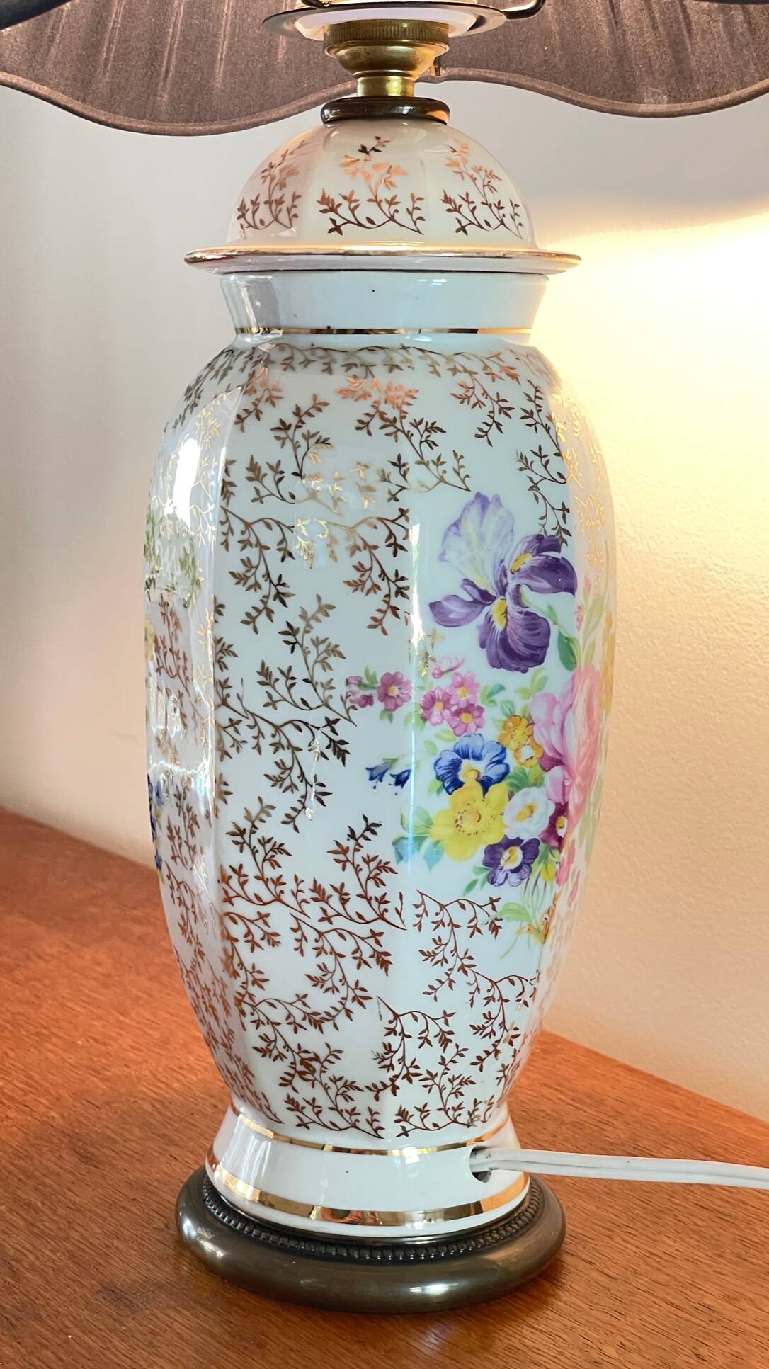 LAMP Porcelain from LIMOGES France