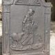 Nineteenth century fireplace plate