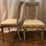Pair of Directoire chairs