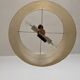 Danish teak and fiberglass pendant lamp from the 50s/60s