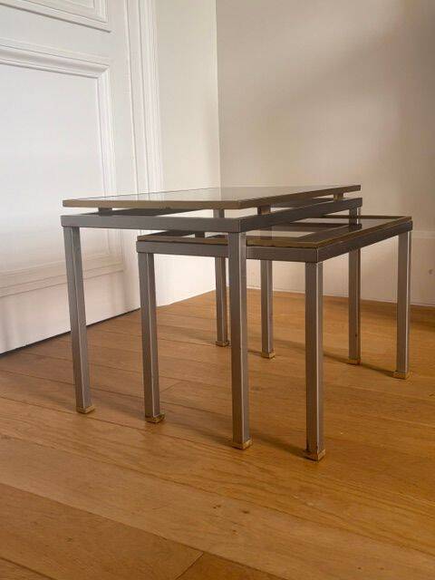 Nest tables by Guy Lefevre for Maison Jansen