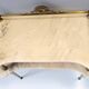Pair of Nightstands / Console Tables with Marble Tops and Brass Legs, Italy