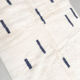 Moroccan Berber carpet beni ouarain ecru with blue graphic patterns 264x161cm