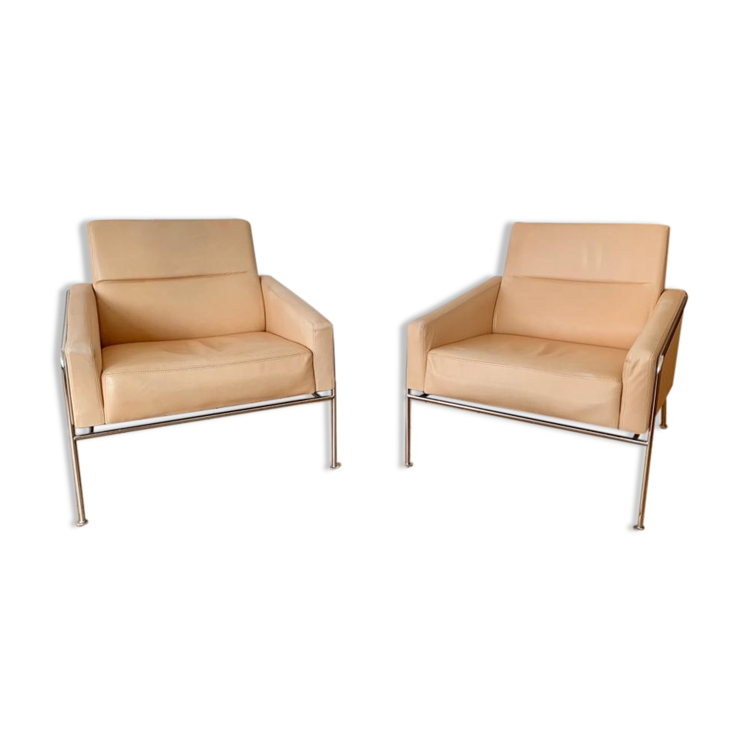 Arne Jacobsen Airport Chairs for Fritz Jansen 60s