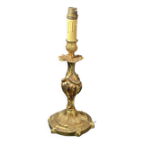 bronze lamp base (very heavy) baroque style 37 cm socket height