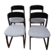 Set de 4 chaises traineau 1970