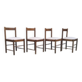 Set of four brutalist chairs 1950