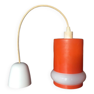 Lampe lustre orange