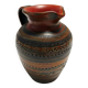 Handmade Brown Lacquered Earthenware Pitcher by Aldo Londi for Bitossi