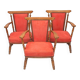 3 old armchairs