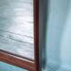Scandinavian teak mirror from the 1960s.