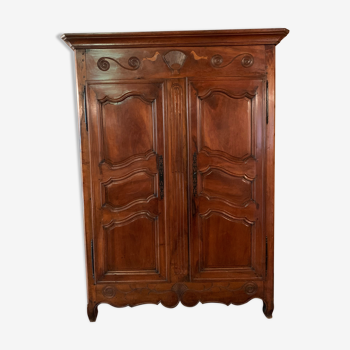 Antique wardrobe of character XVIII th of Rhone Valley