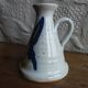 Signed candle holder in glazed ceramic