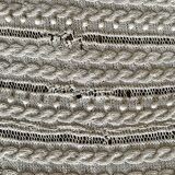 Old knitted cotton bed cover