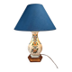 Hand-painted faience lamp – Desvres / Rouen style – artisan piece
