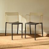 Chaises Pascal Mourgue : Paire de chaises Piccolo