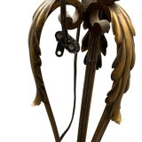 Large bronze floor lamp