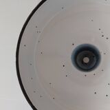 lampshade in enamelled sheet metal, anthracite grey