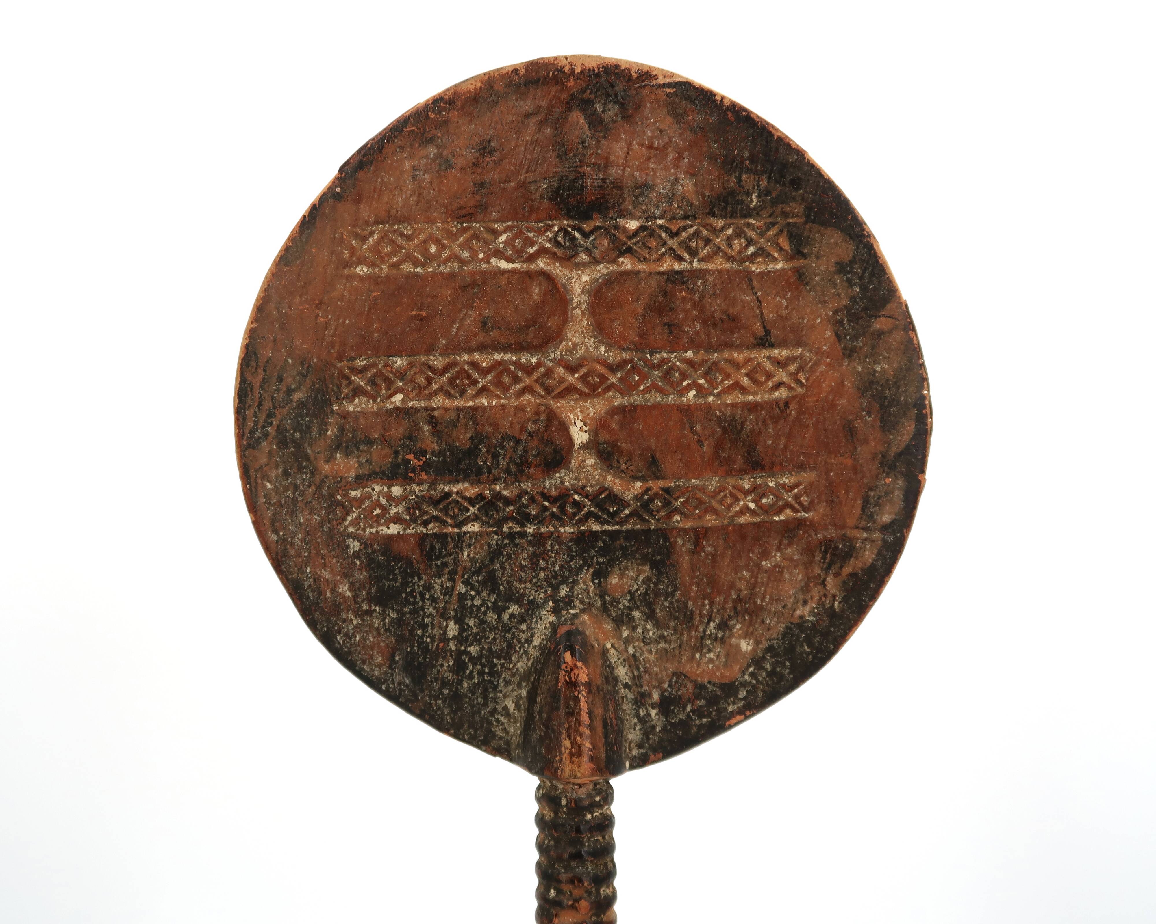 Ashanti Akuaba African Art Statue from Ghana, wooden, 1980s.