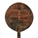 Ashanti Akuaba African Art Statue from Ghana, wooden, 1980s.